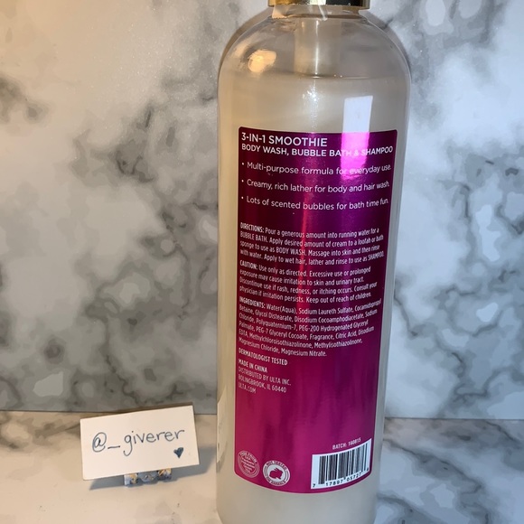 Marshmallow Fluff 16oz 3-in-1 Beauty Smoothie Ulta - Picture 3 of 9